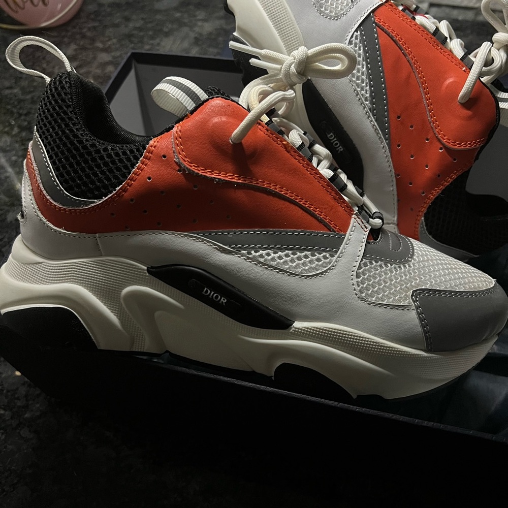(Dior b22) White, Orange, & Black.